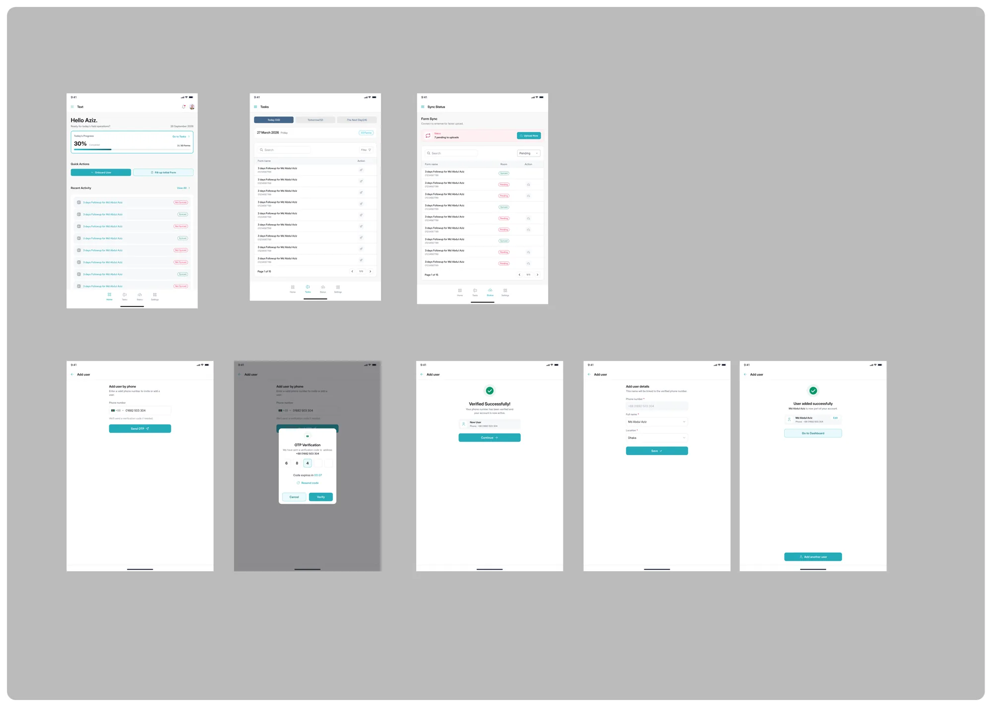 ComMicPlan Community Health SaaS, screen 9
