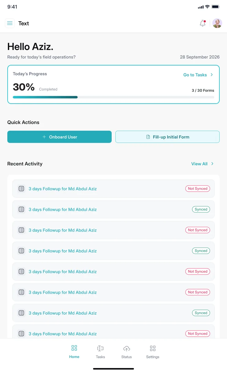 ComMicPlan Community Health SaaS, screen 10