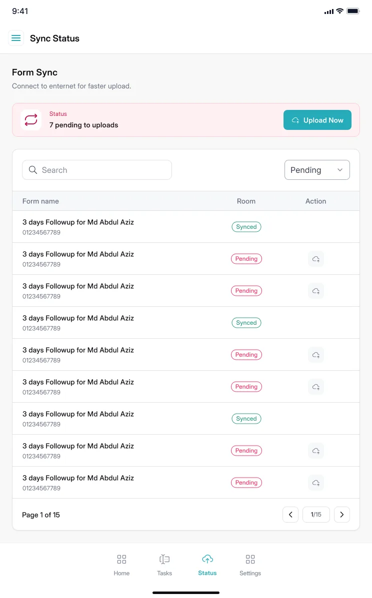 ComMicPlan Community Health SaaS, screen 11