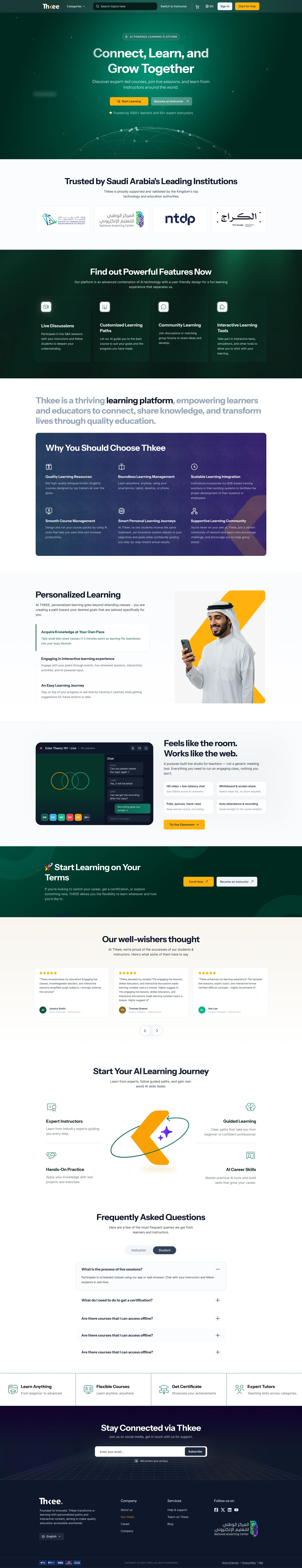 Thkee
Landing Page – 1